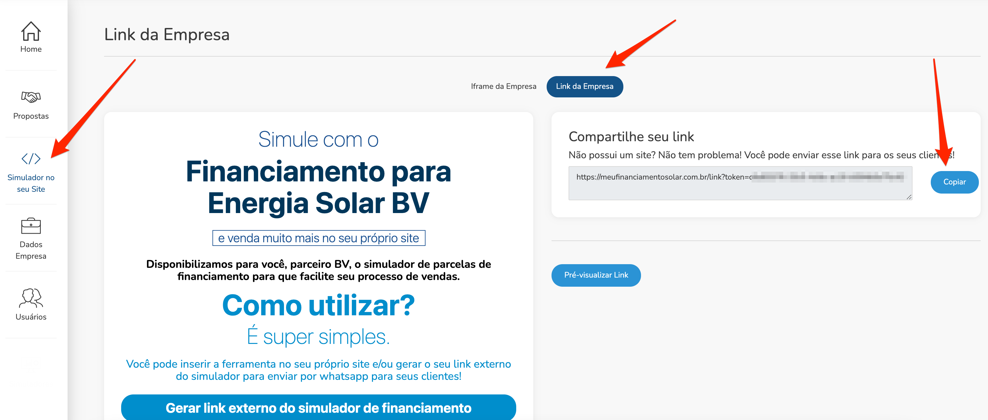 Adicionando O Simulador Da Bv Financeira No Site E Na Proposta Comercial Luvik